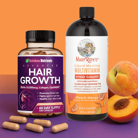 Maryruth Multivitamínico + Hair Growth Combo Crecimiento de Cabello