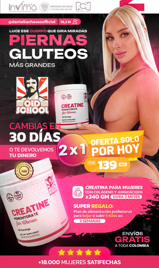 CREATINA MUJERES CON COLAGENO 2x1
